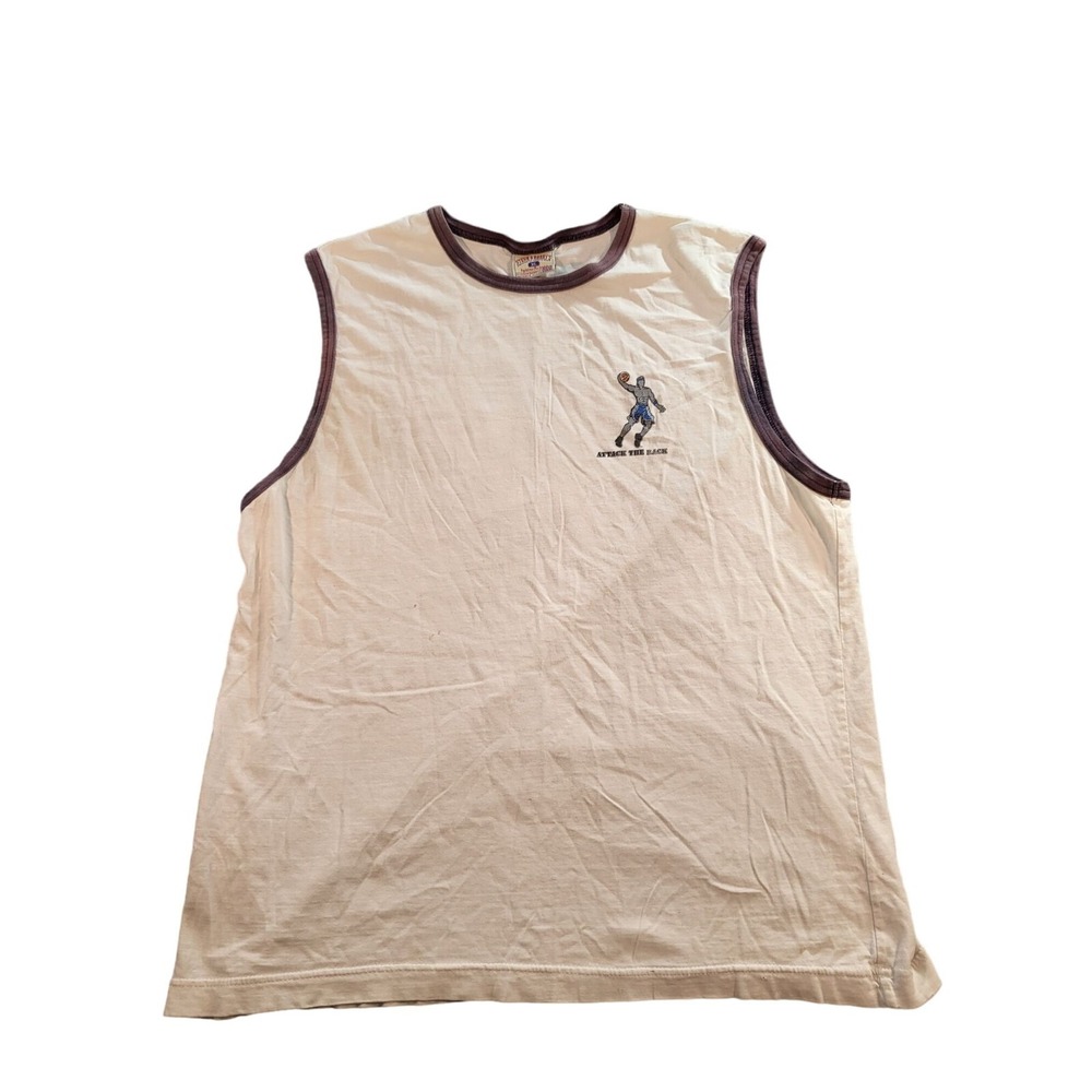 Vintage Steve & Barrys Tank Top Men Sz XL University Sportswear Attack The Rack